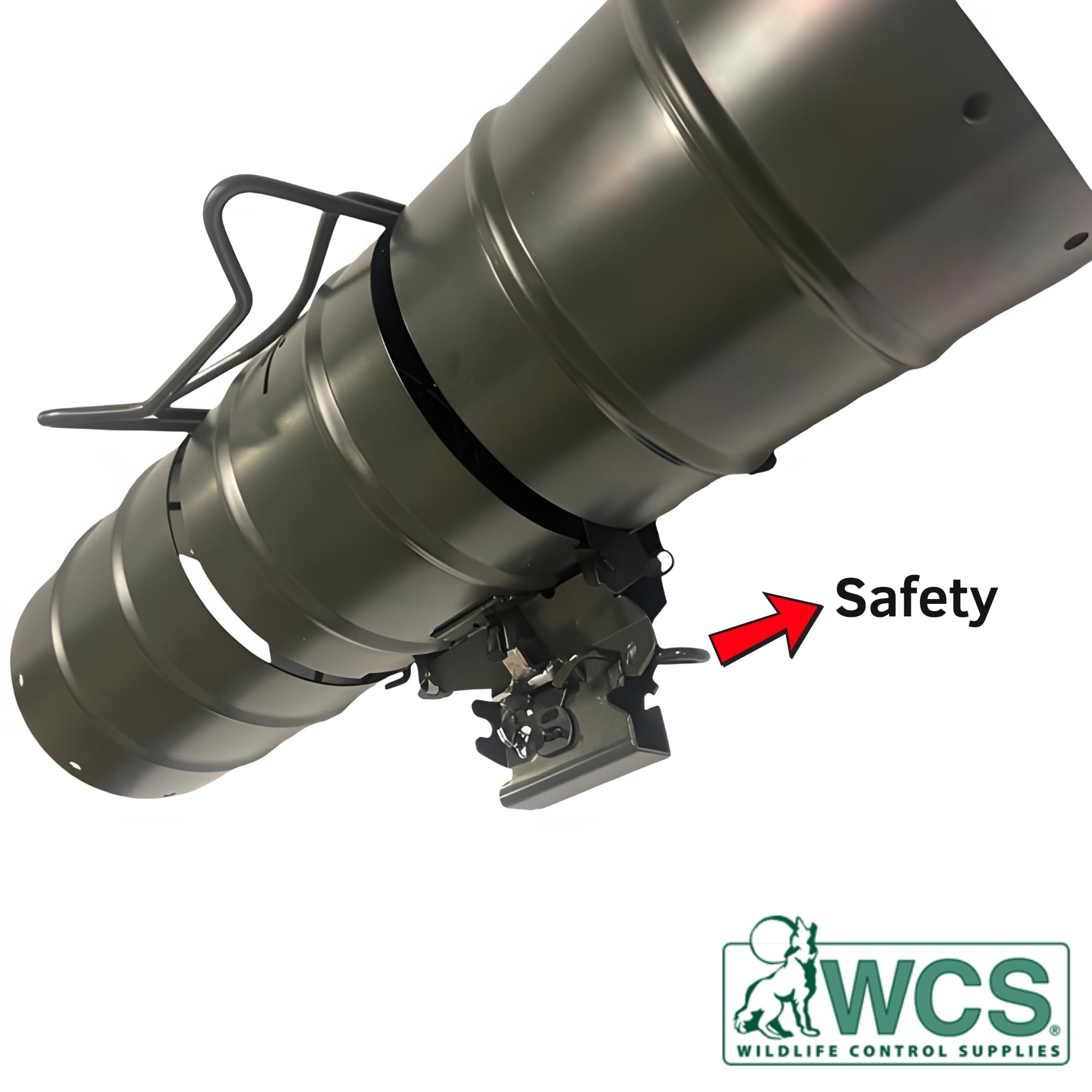 WCS Easy Set Tube Squirrel Trap durable for outdoor use