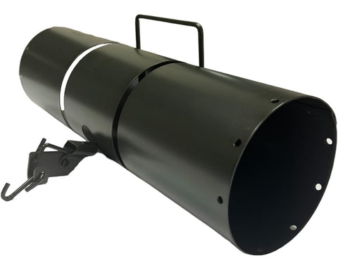 WCS Tube Trap front view demonstrates built-in safety latch for safer handling.