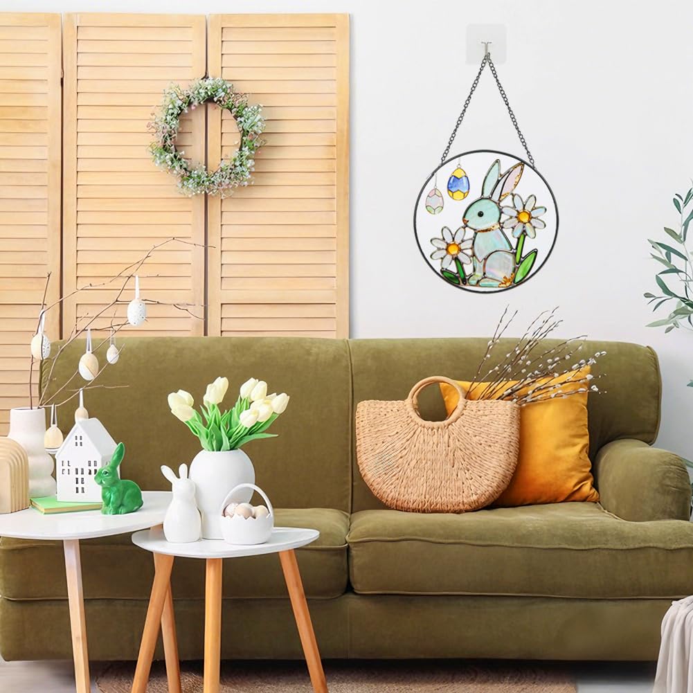 WDARTG gift-ready stained glass decoration for Easter and beyond