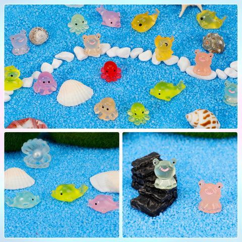 WDARTG glow-in-the-dark animals brighten shelves and party displays after dark.