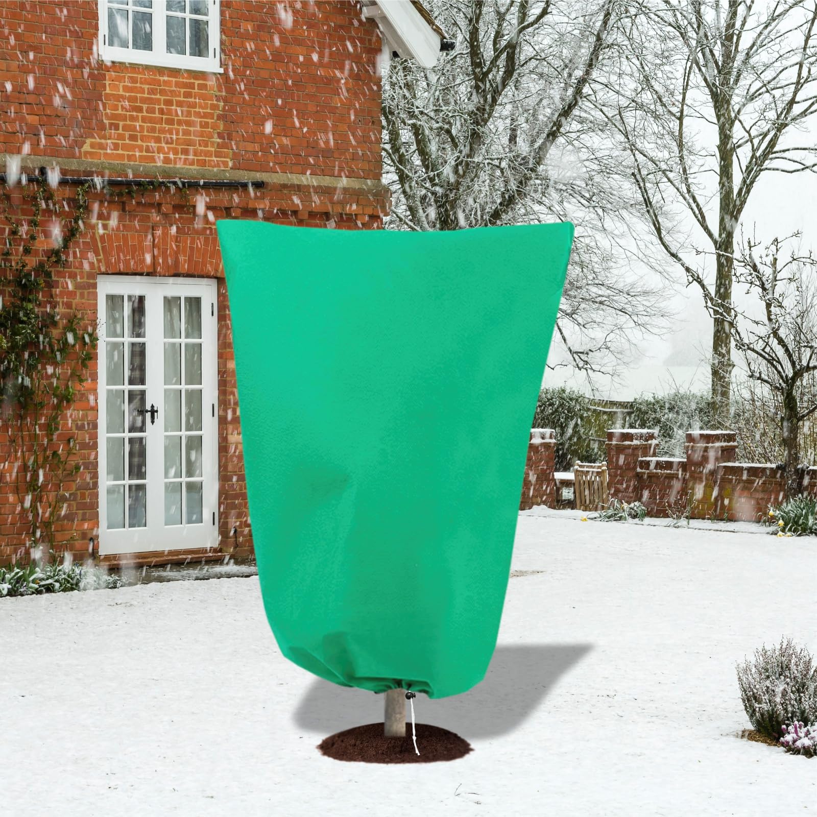 WDBG lightweight waterproof plant cover showing protective layer for outdoor pots