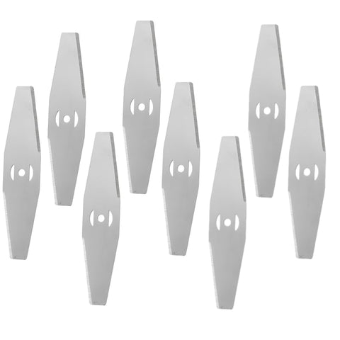 wdcfxy 8-piece blade set on trimmer trimming dense brush for efficiency