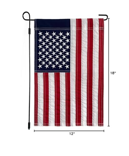 WDGG American flag garden flag ready to decorate your yard or porch