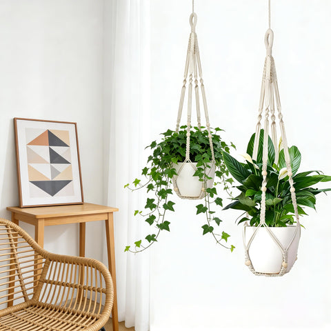 Wdmxszdq macrame hanger suitable for indoor and outdoor use
