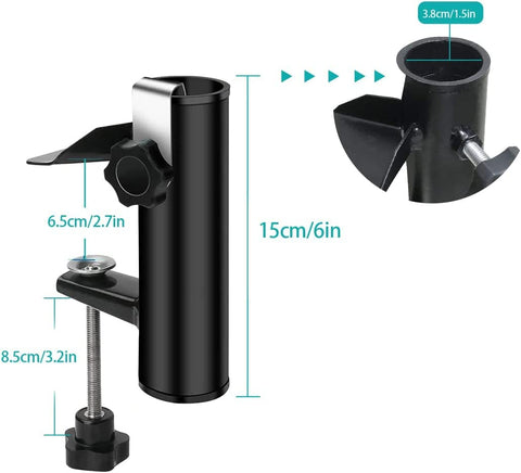 weallbuy deck umbrella holder attached to railing saves space on patios and boats