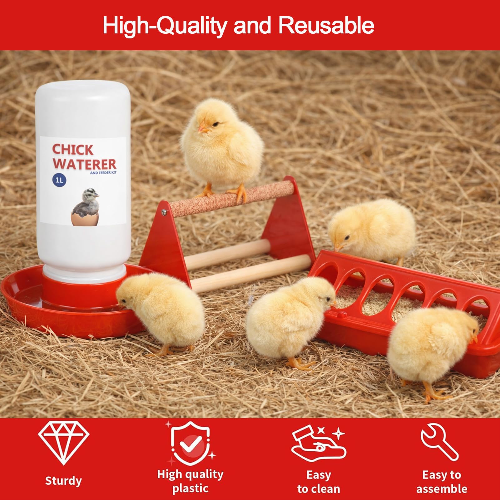 Weartfun easy-clean design simplifies daily sanitation in brooders.