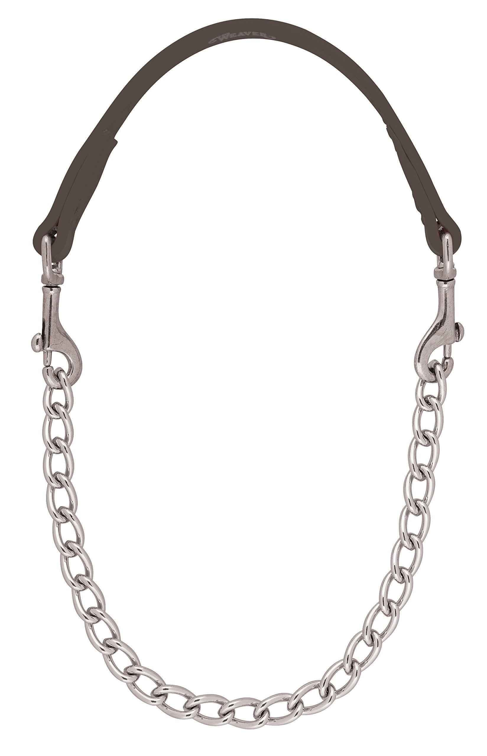 Weaver Leather goat collar, brown Brahma Webb, ideal for training and show prep