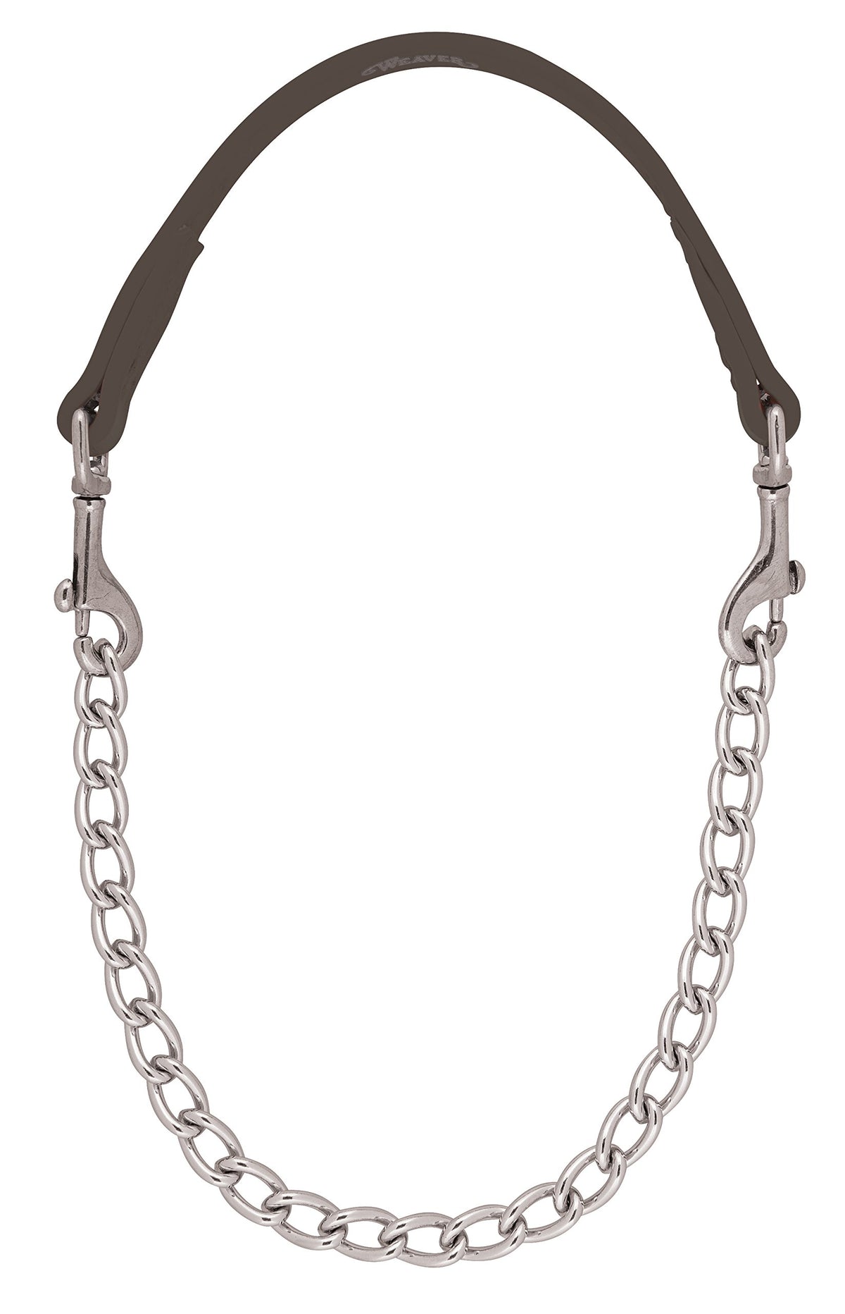 Weaver Leather goat collar, brown Brahma Webb, ideal for training and show prep