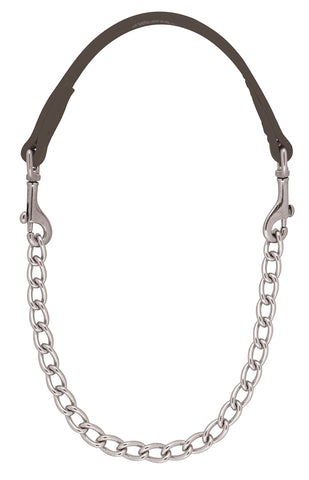 Weaver Leather goat collar, brown Brahma Webb, ideal for training and show prep
