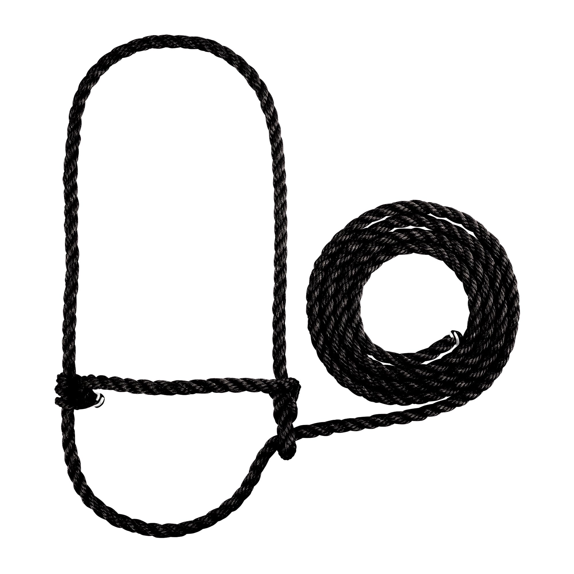 Weaver Leather braided rope cattle halter for durable daily handling.