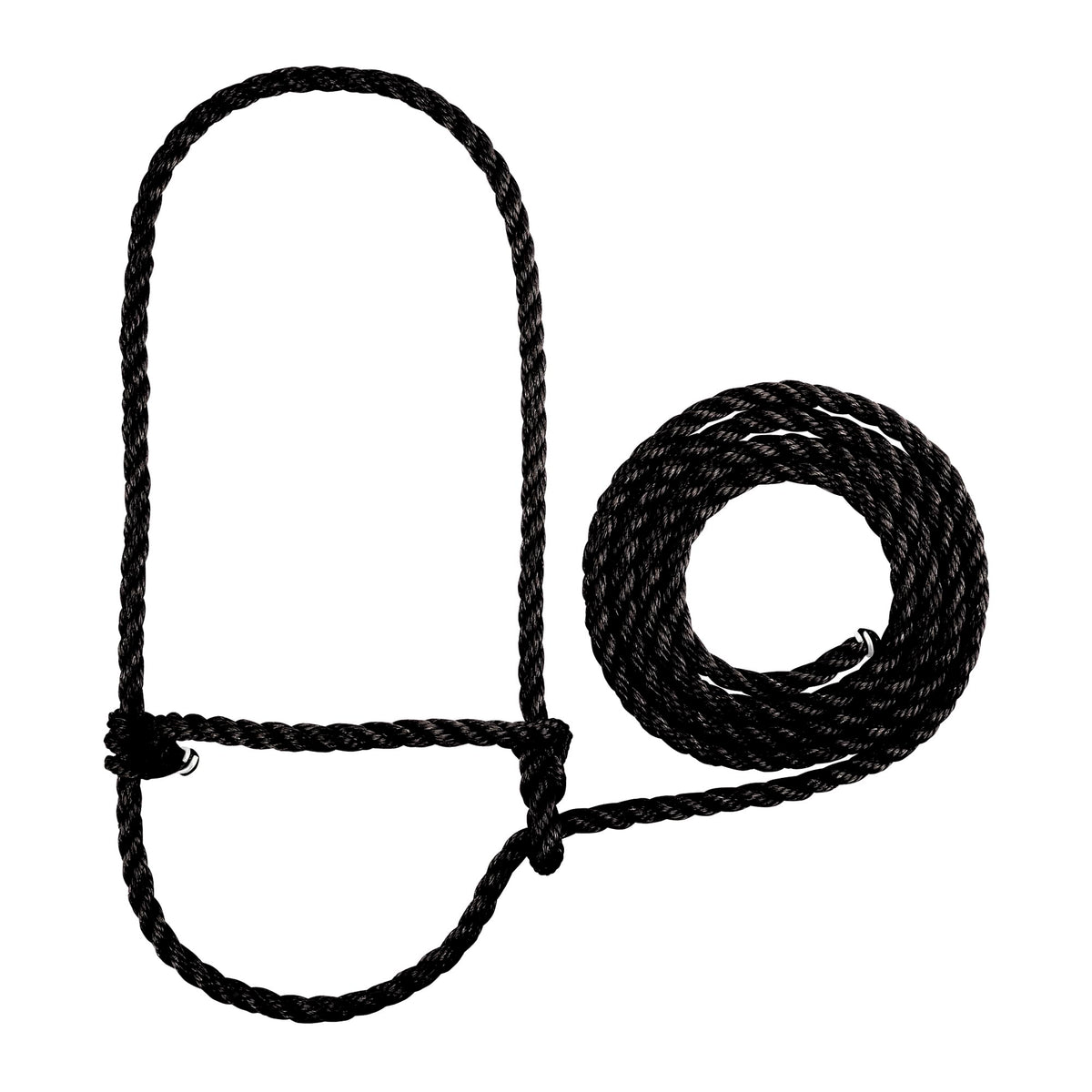 Weaver Leather braided rope cattle halter for durable daily handling.