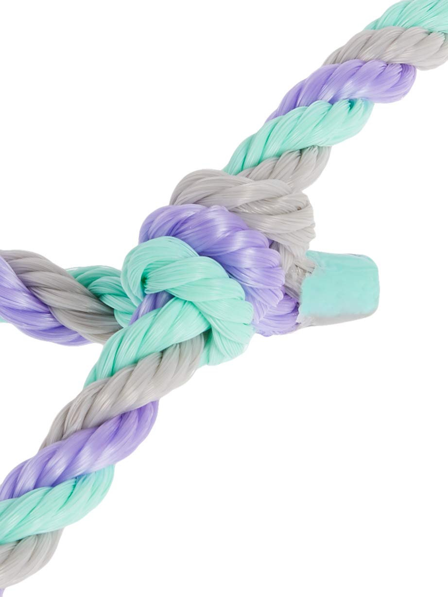 Weaver Leather Livestock Cattle Rope Halter adjustment detail, easy-fit design.