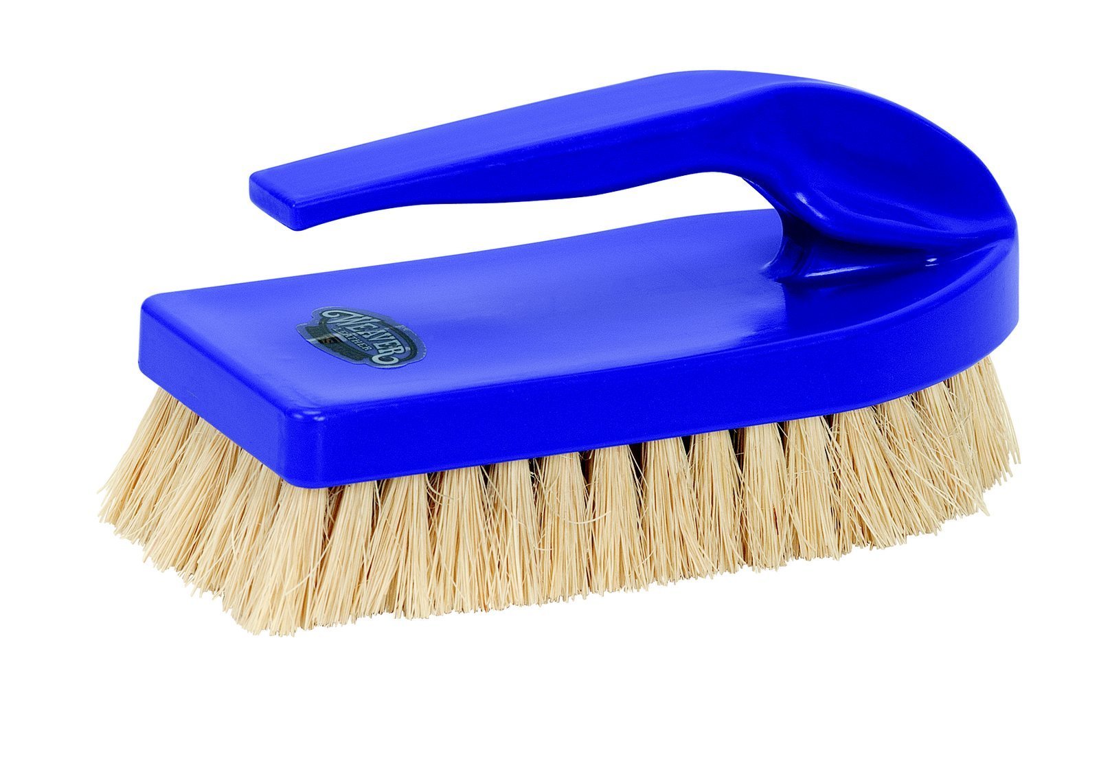 Weaver Leather Livestock Pig Brush with Tampico bristles for daily grooming and dust pickup.