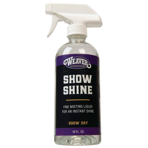 Weaver Leather Livestock Show Shine 16oz bottle pour enhances radiant coat for show-day appearances