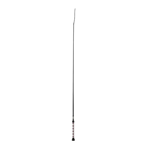 Weaver Livestock pig whip with braided nylon handle for comfortable grip during practice