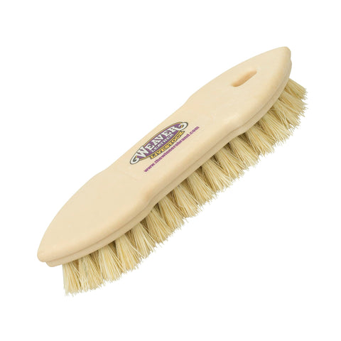 Weaver Livestock Tampico Pig Brush dirt-removal action for a cleaner coat.