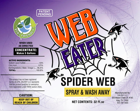 Web Eater uses pet-friendly ingredients for safer outdoor use.
