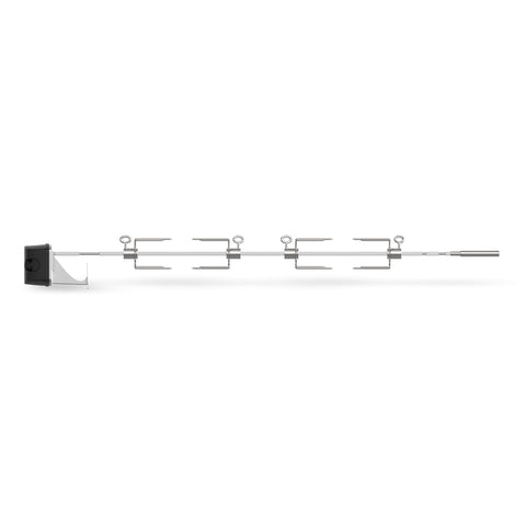 Weber 36in rotisserie assembly for Genesis 4B and pellet grills, versatile roasting.