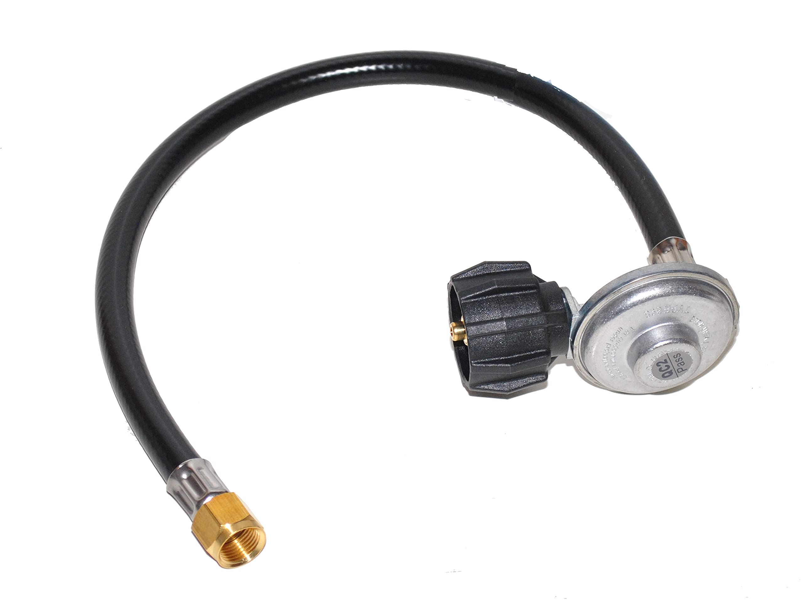 Weber 67069 hose and regulator for Spirit II and Genesis II provide secure propane connection.