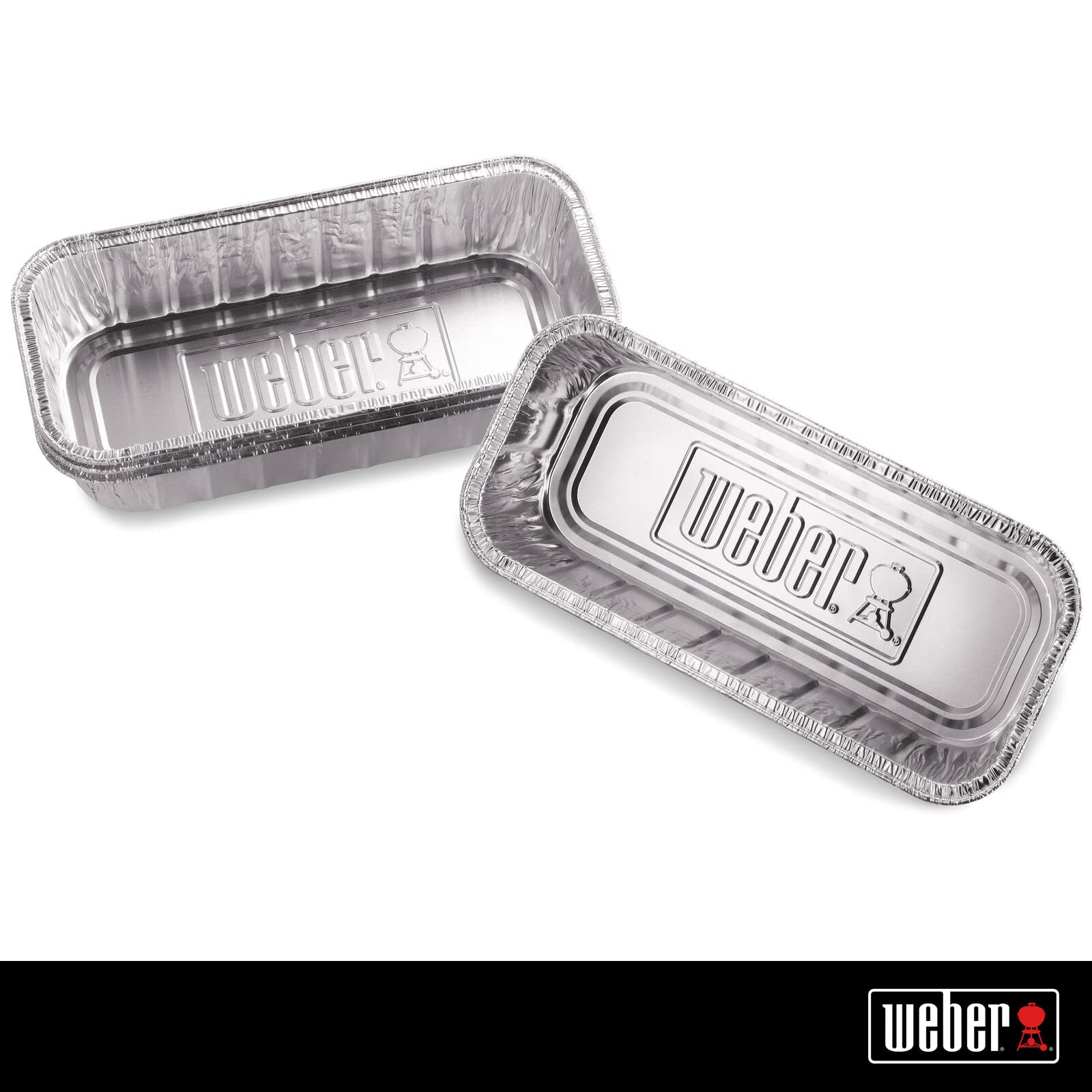 Easy cleanup with Weber aluminum drip pans during a cookout