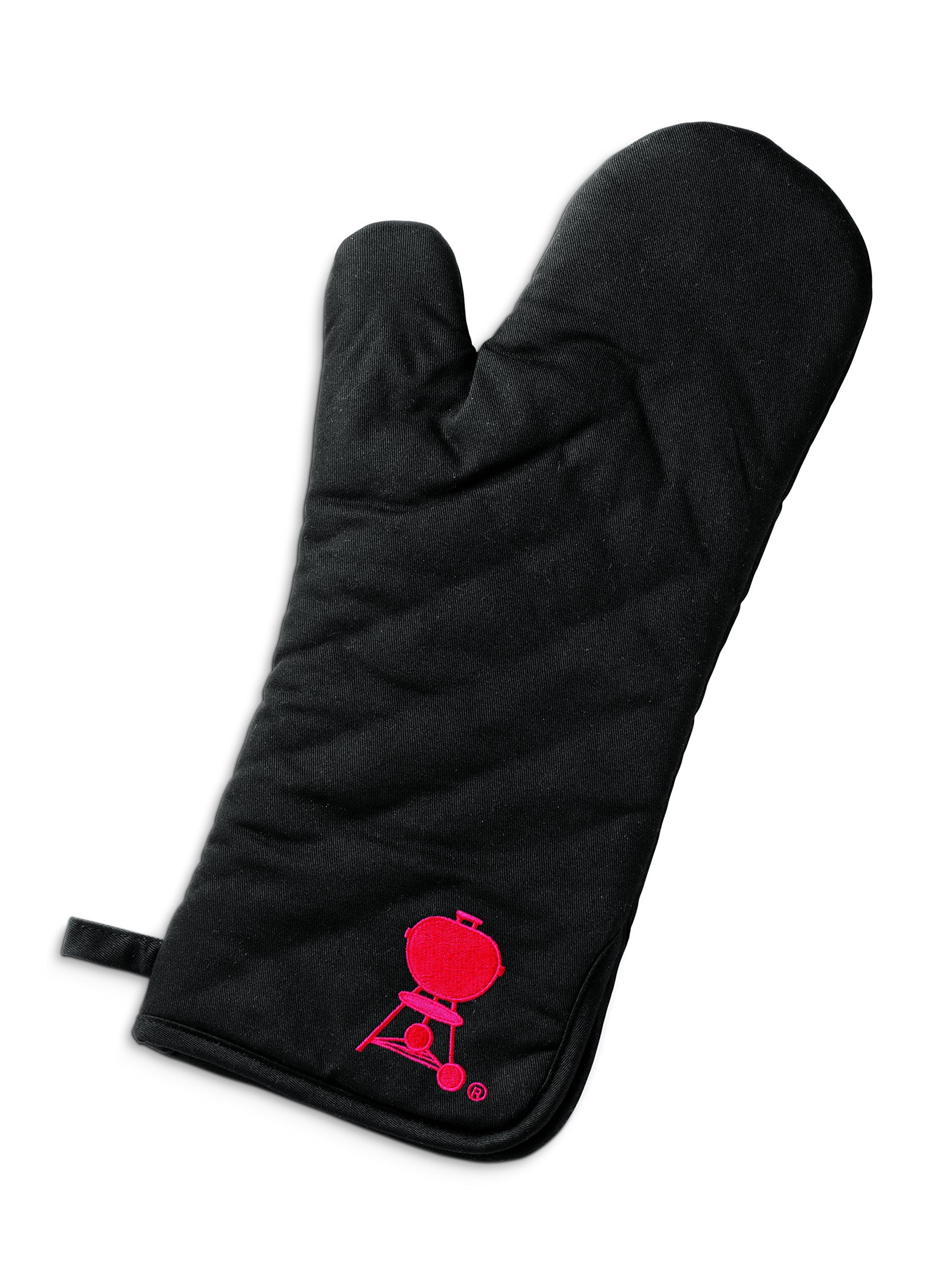 Weber barbecue mitt, one-size-fits-most, comfortable grip during barbecue sessions.