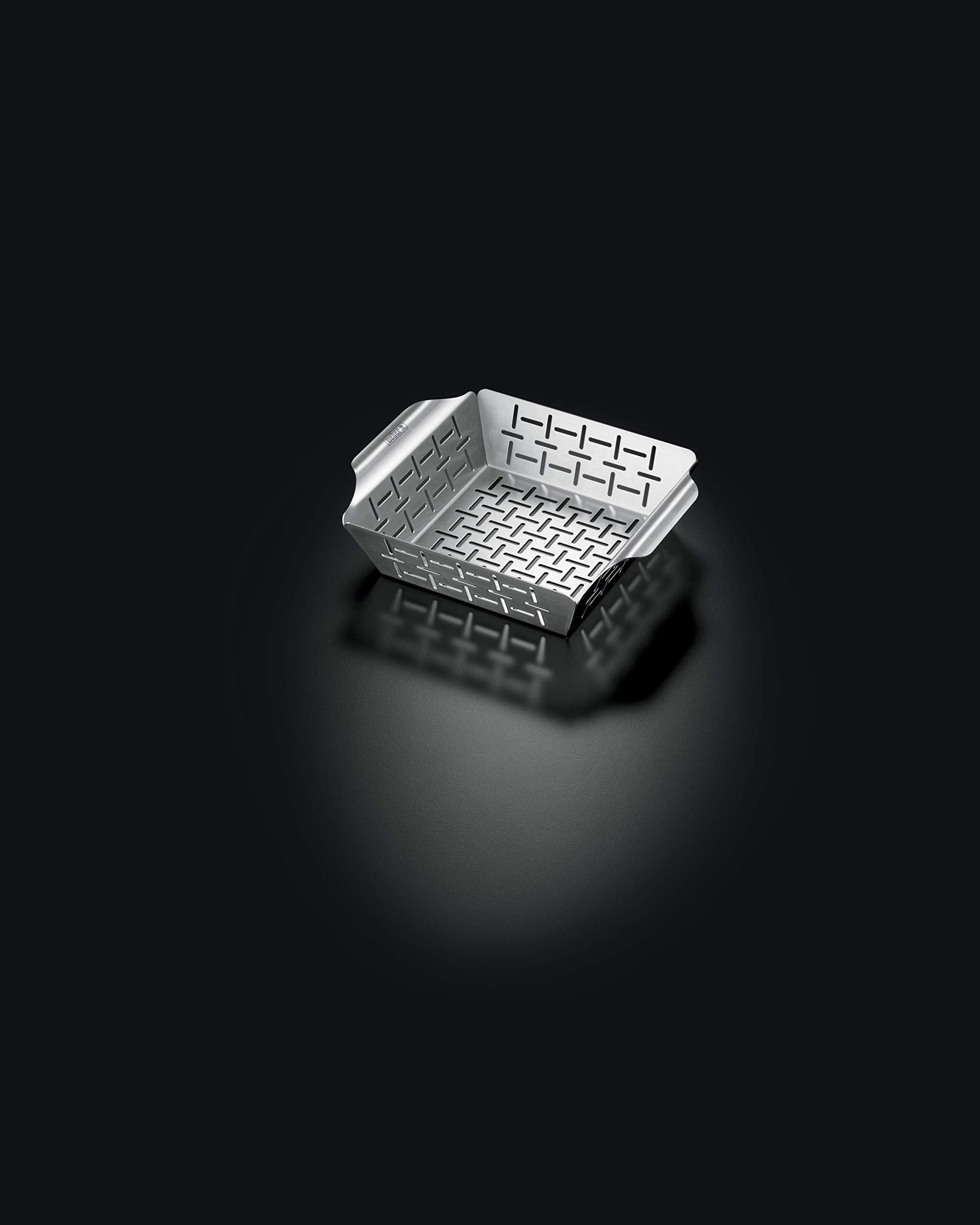 Weber grill basket demonstrating compatibility with all Weber grills