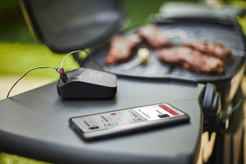Weber Connect Smart Grilling Hub doneness selector highlights customizable cook preferences.