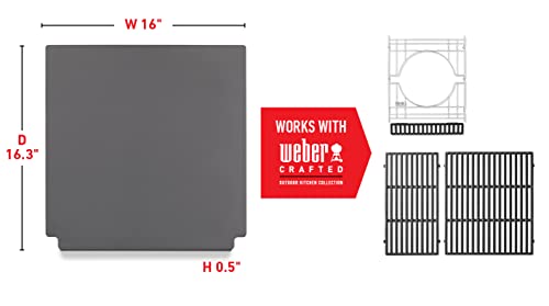 Weber Crafted Outdoor Kitchen Collection with stone-ready grillware.