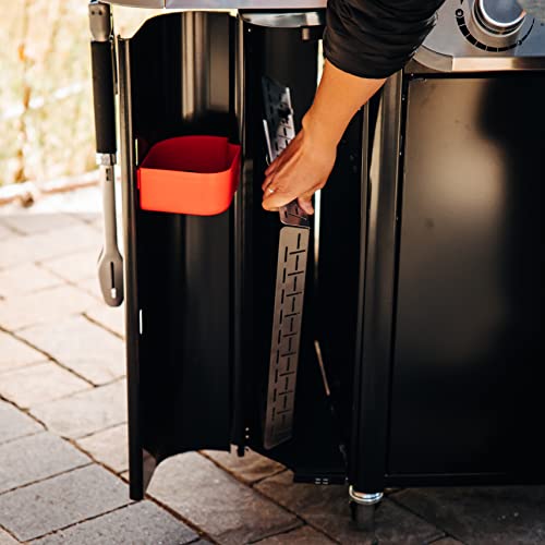 Weber Crafted outdoor frame setup enables flexible right-side cooking and creative meals.