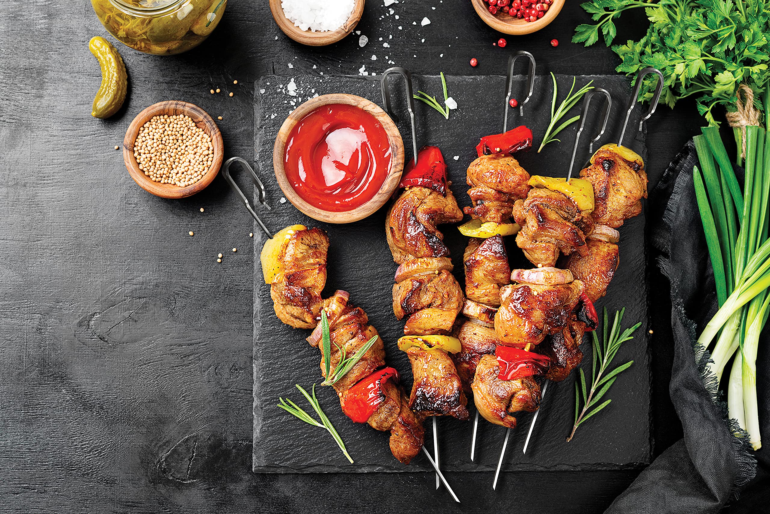 Weber Crafted Rotisserie Skewers require a grill rotisserie to unlock options.
