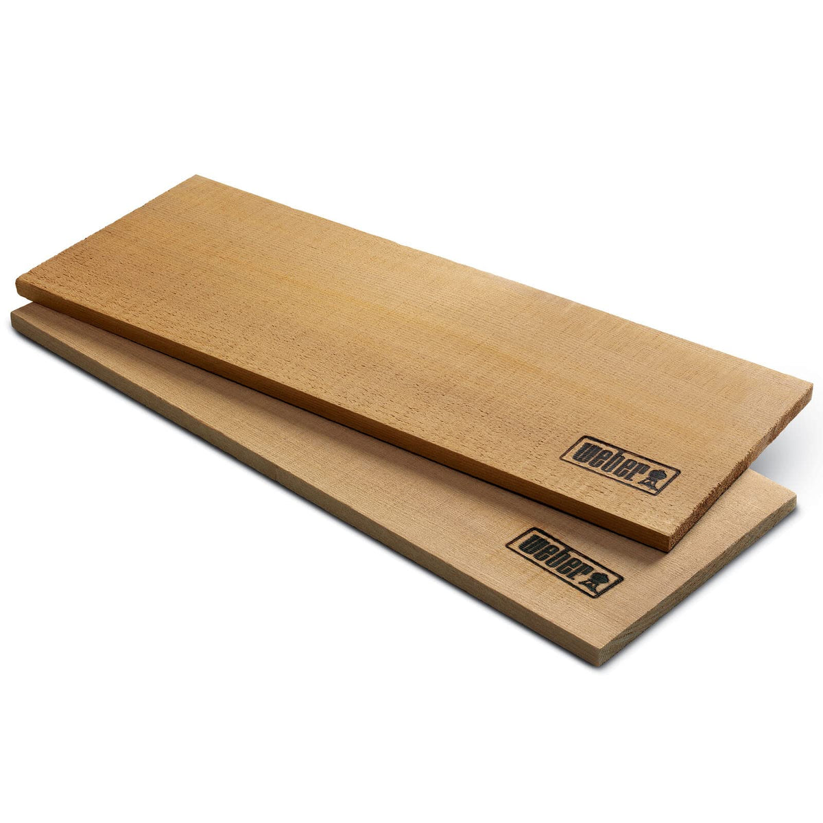 Weber Firespice Cedar Planks 2-pack ready for soaking to infuse smoky flavor