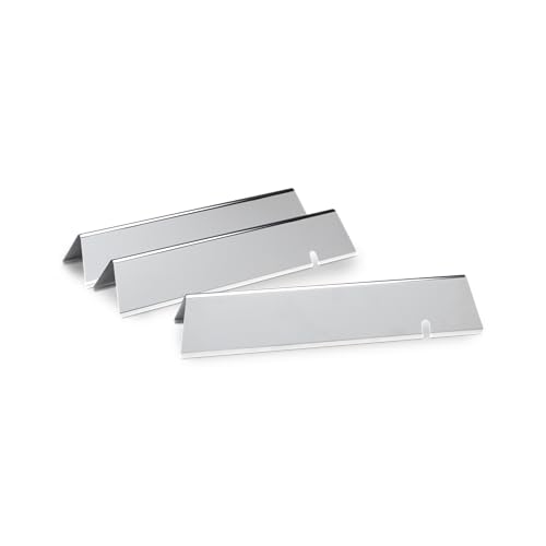 Weber Flavorizer Bars Set 3 in stainless steel enhances smoky flavor and protects grill burners.