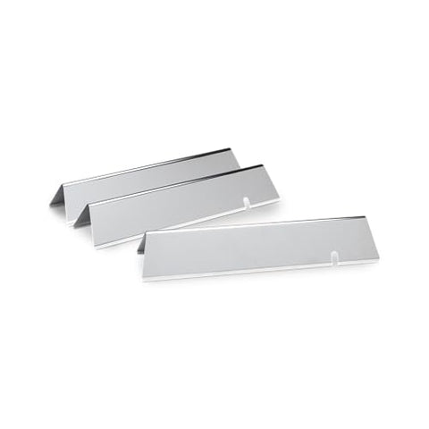 Weber Flavorizer Bars Set 3 in stainless steel enhances smoky flavor and protects grill burners.