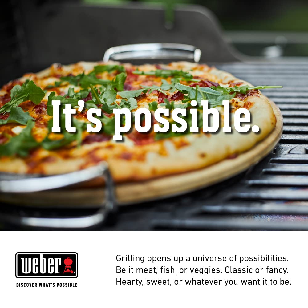 Weber Floor Protection Mat rolls up for easy storage after use