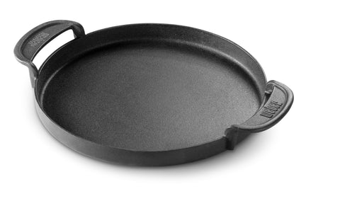 Weber Gourmet BBQ Griddle with porcelain-enameled surface for easy cleanup and non-stick cooking