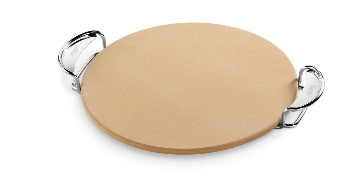 Weber Gourmet BBQ System pizza stone 16-7 long for crispy homemade pizzas