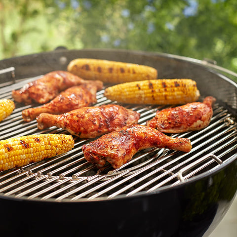 Weber Gourmet Hinged Grate durable plated design for long-lasting use