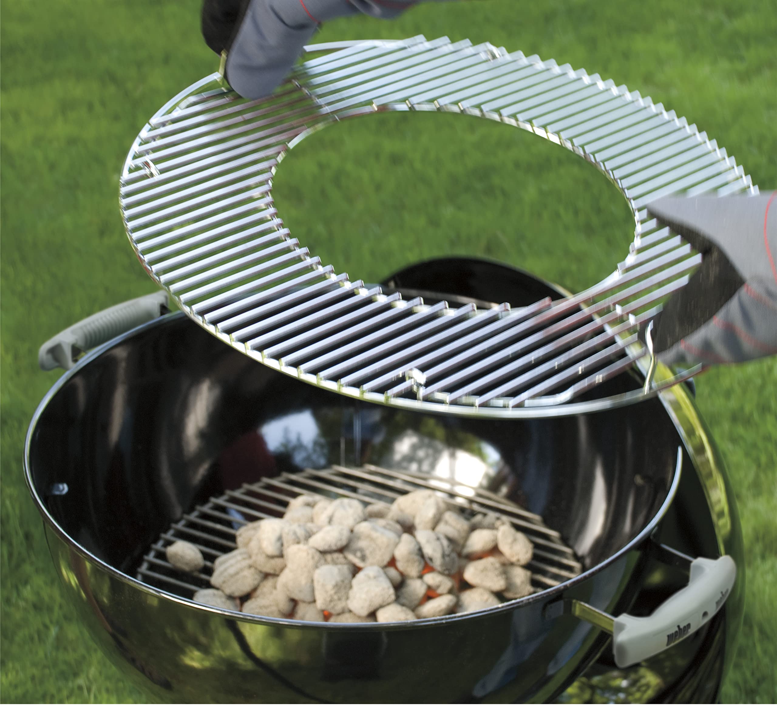 Weber Gourmet Hinged Grate compatible with Wok attachment for quick meals