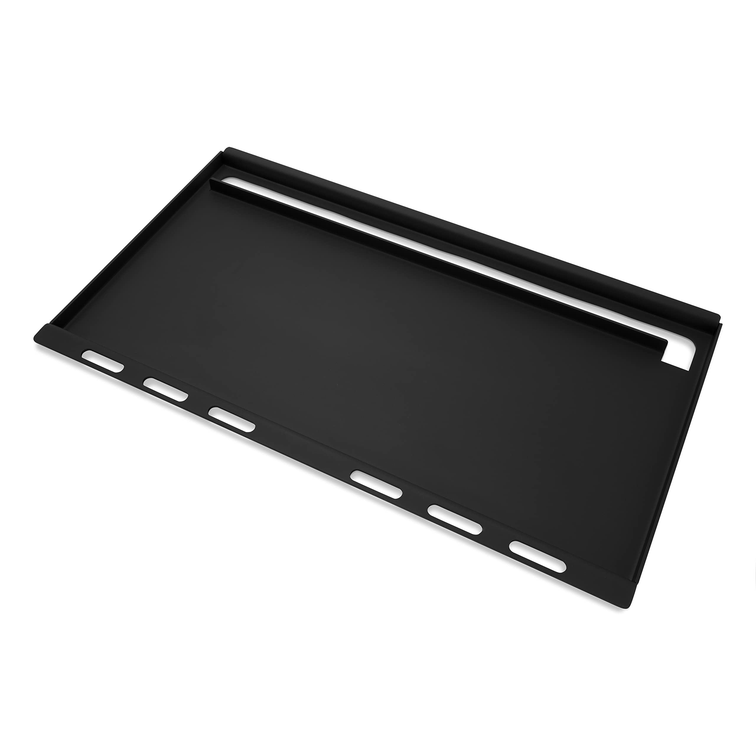 Weber griddle insert fully fits Genesis 400 Series for expanded cooking surface