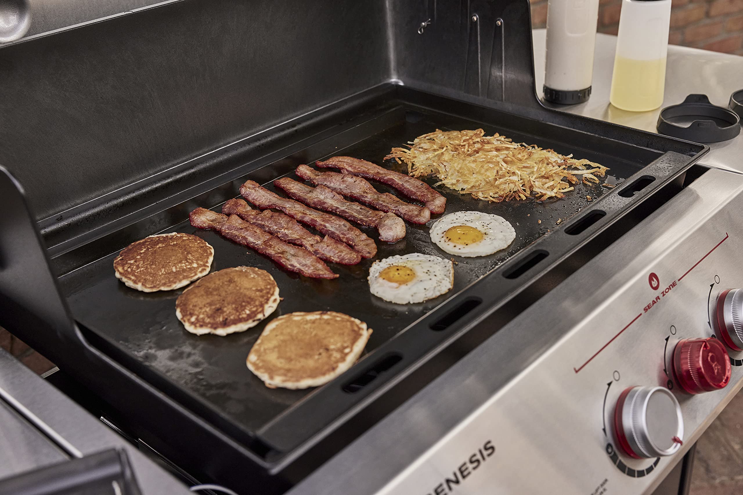 Weber griddle insert storage bag sold separately protects when not in use