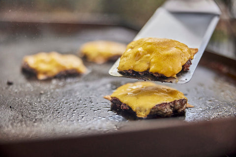 Weber Griddle Spatula is dishwasher safe for easy cleanup after cookouts