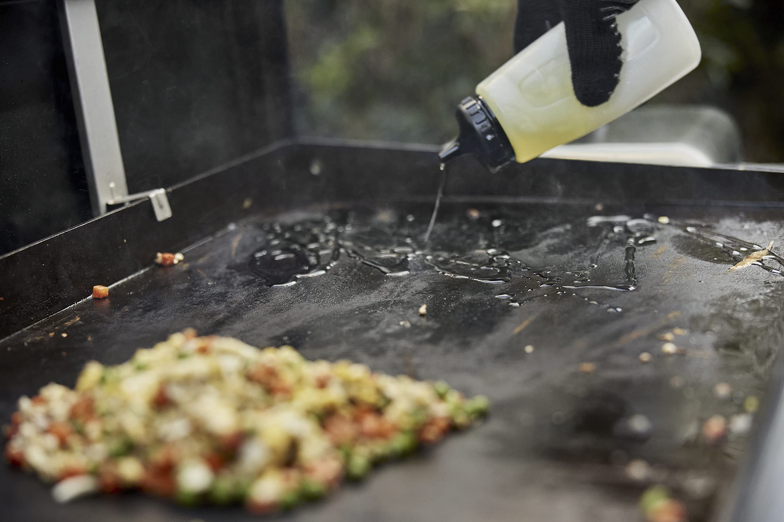 Weber Griddle Squeeze Bottles for controlled dressing and sauces