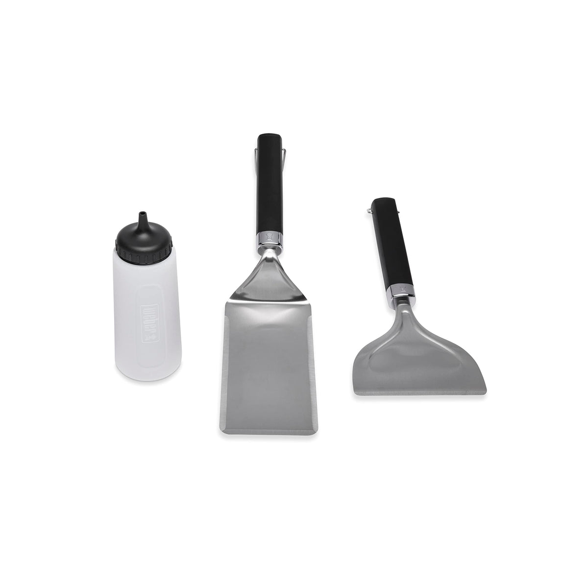 Weber Griddle Starter Spatula for precise flips on a hot griddle.