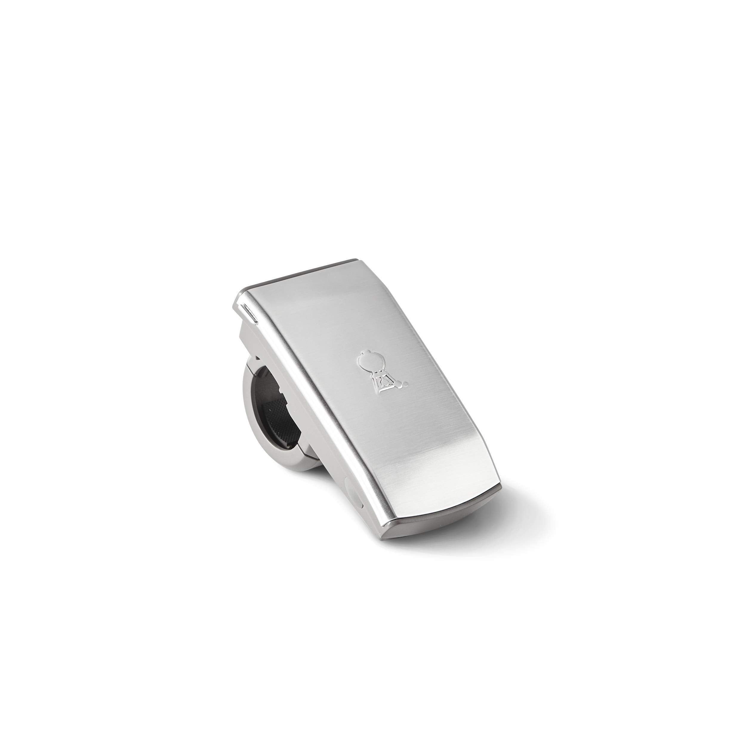Weber Handle Grill N Go Light mounted on the grill handle for bright cooking visibility