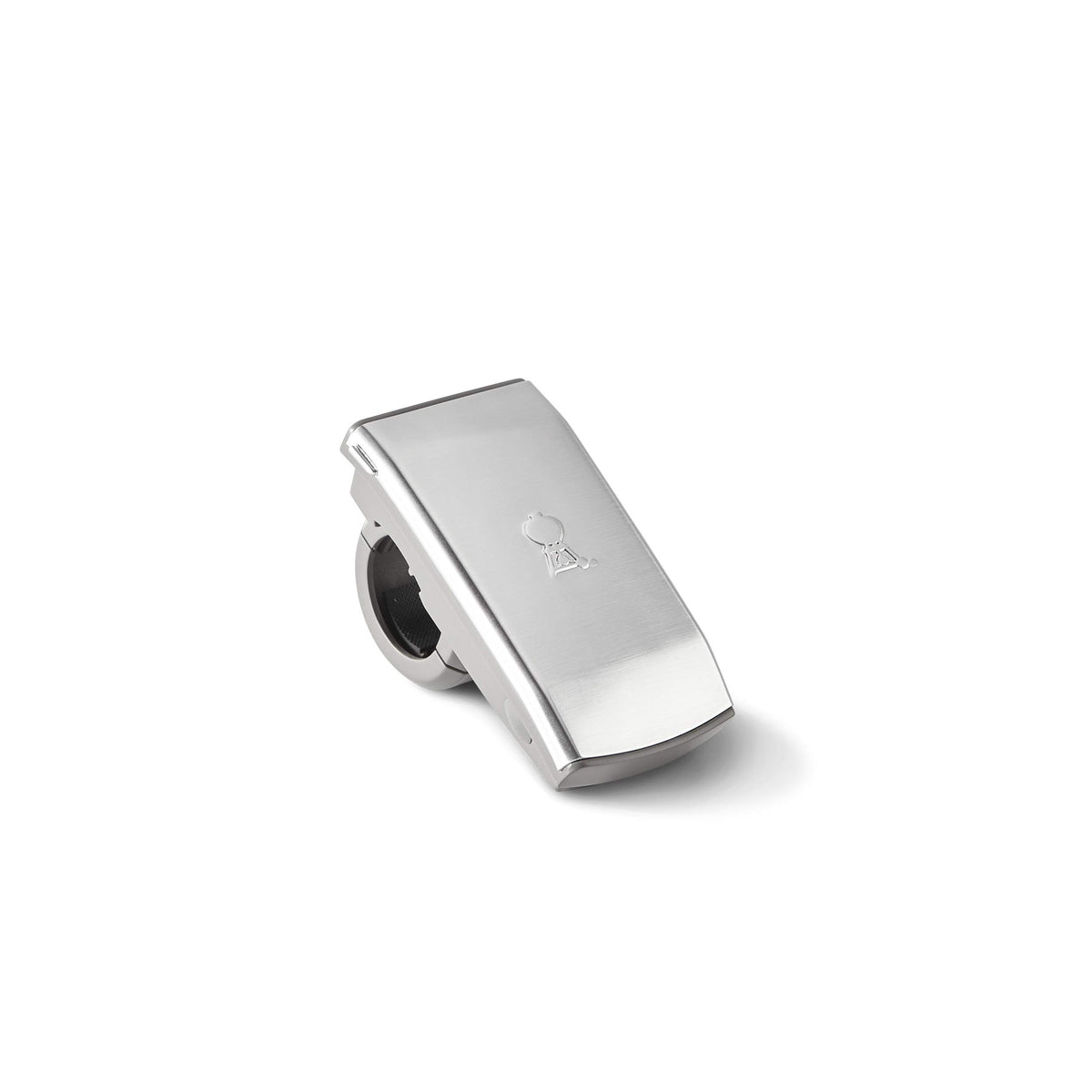 Weber Handle Grill N Go Light mounted on the grill handle for bright cooking visibility