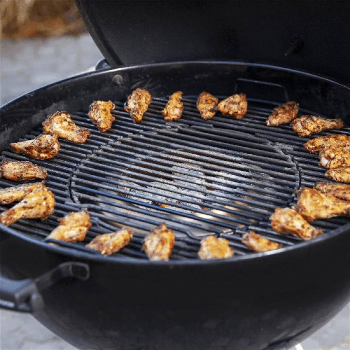 Weber Heat Controller provides easy cleaning with a 4-piece diffuser that disassembles.