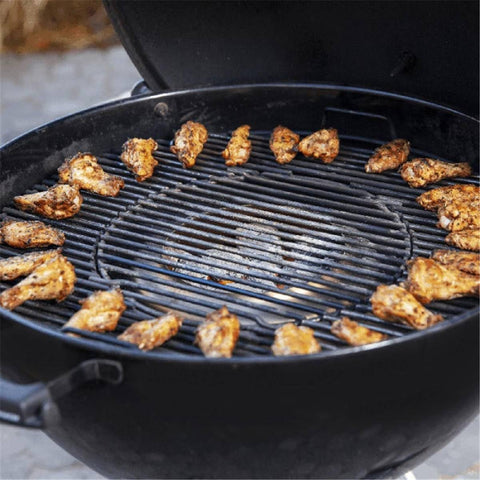 Weber Heat Controller provides easy cleaning with a 4-piece diffuser that disassembles.