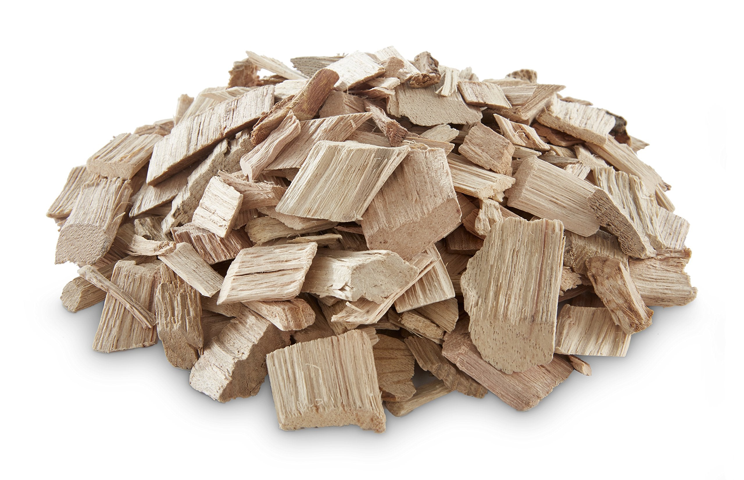 Weber Hickory chips for pork and beef flavor and aroma.