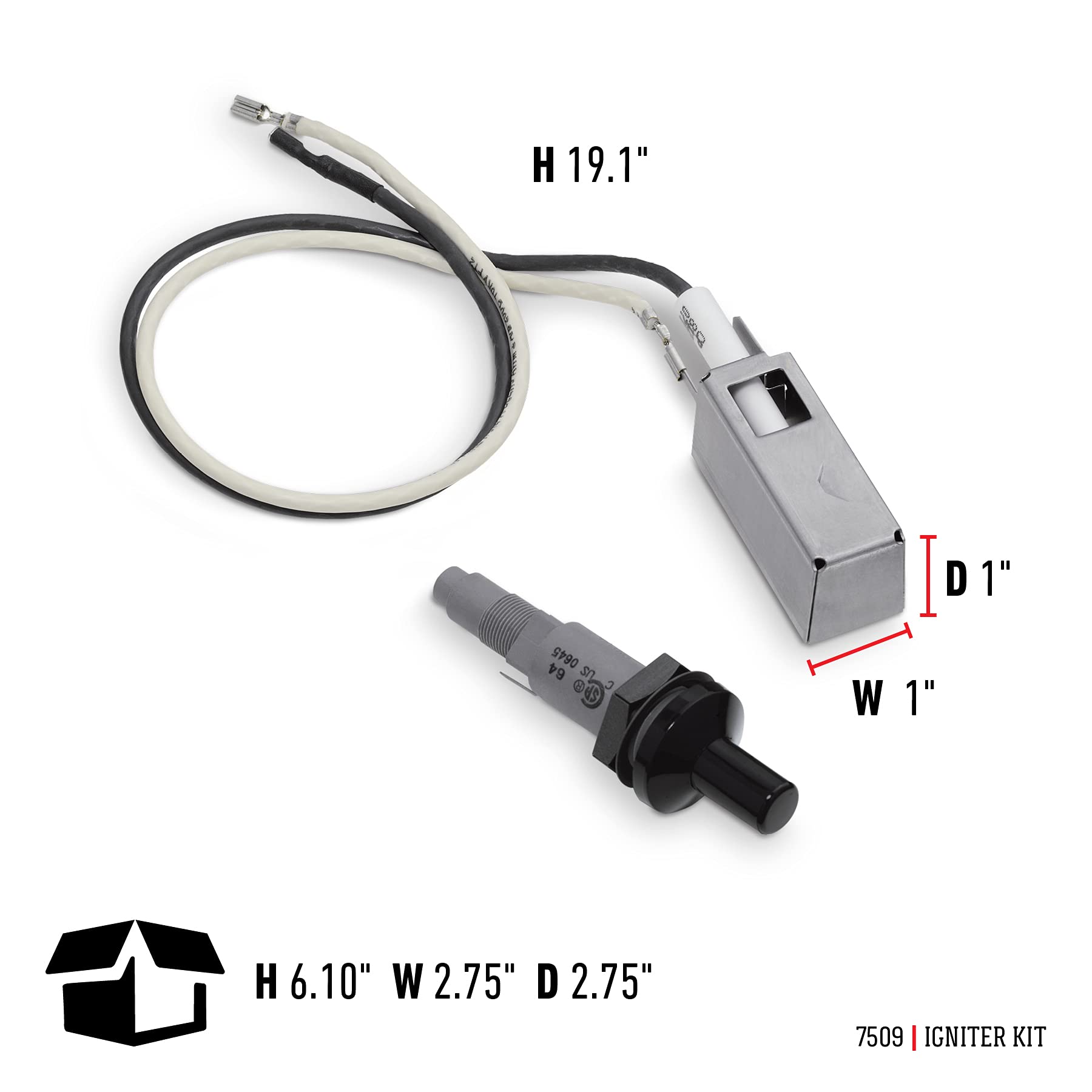 Weber igniter kit instructions included for straightforward installation