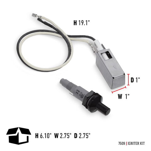 Weber igniter kit instructions included for straightforward installation